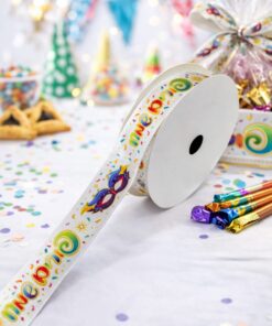 גליל סרט סאטן מעוצב לפורים