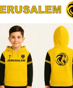 קפוצ׳ון כדורגל ילדים בעיצוב Jerusalem 7-ירושלים