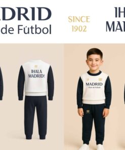 חליפת כדורגל פוטר לילדים בעיצוב Madrid-מדריד