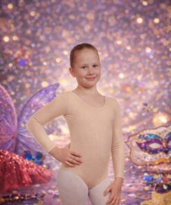 בגד גוף צבע גוף לילדות – לפורים / ריקוד / הופעות מידה 4-6