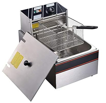 צ’יפסר מקצועי 6 ליטר חשמלי למסעדות