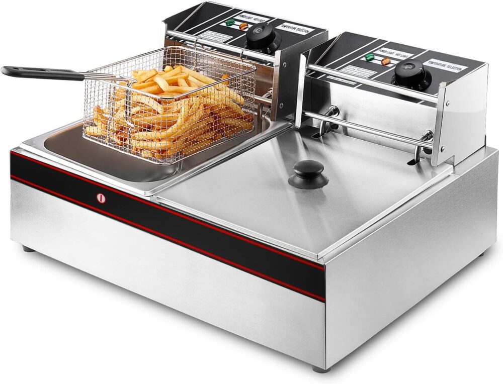 Alternative view of צ’יפסר מקצועי כפול 12 ליטר חשמלי