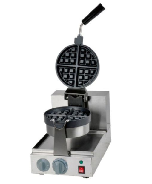 מכונת וופל בלגי עגול מתהפכת