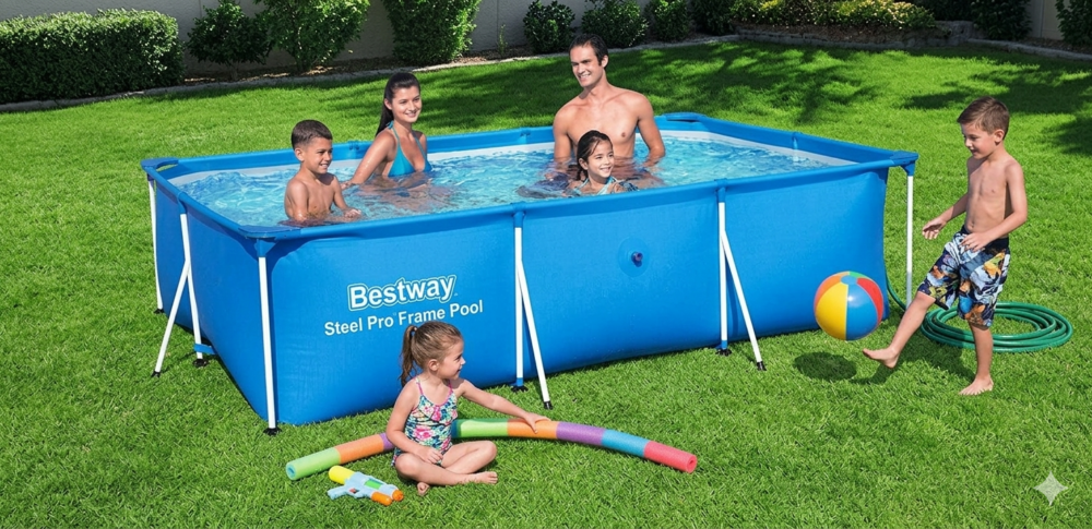 בריכת BESTWAY עמודים 259*170*61 דגם 56403