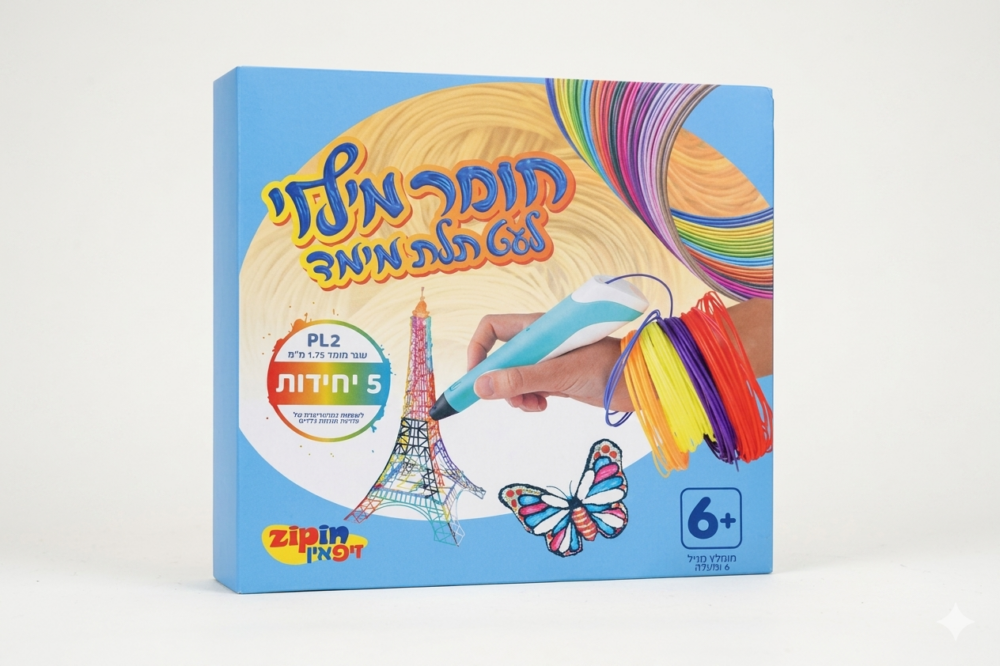 חומר מילוי לעט תלת מימד
